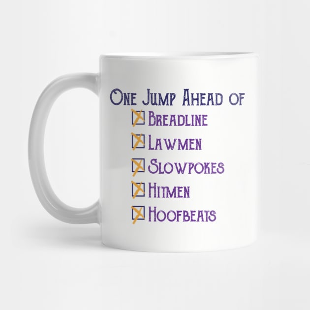 One Jump Ahead by OffBookDesigns